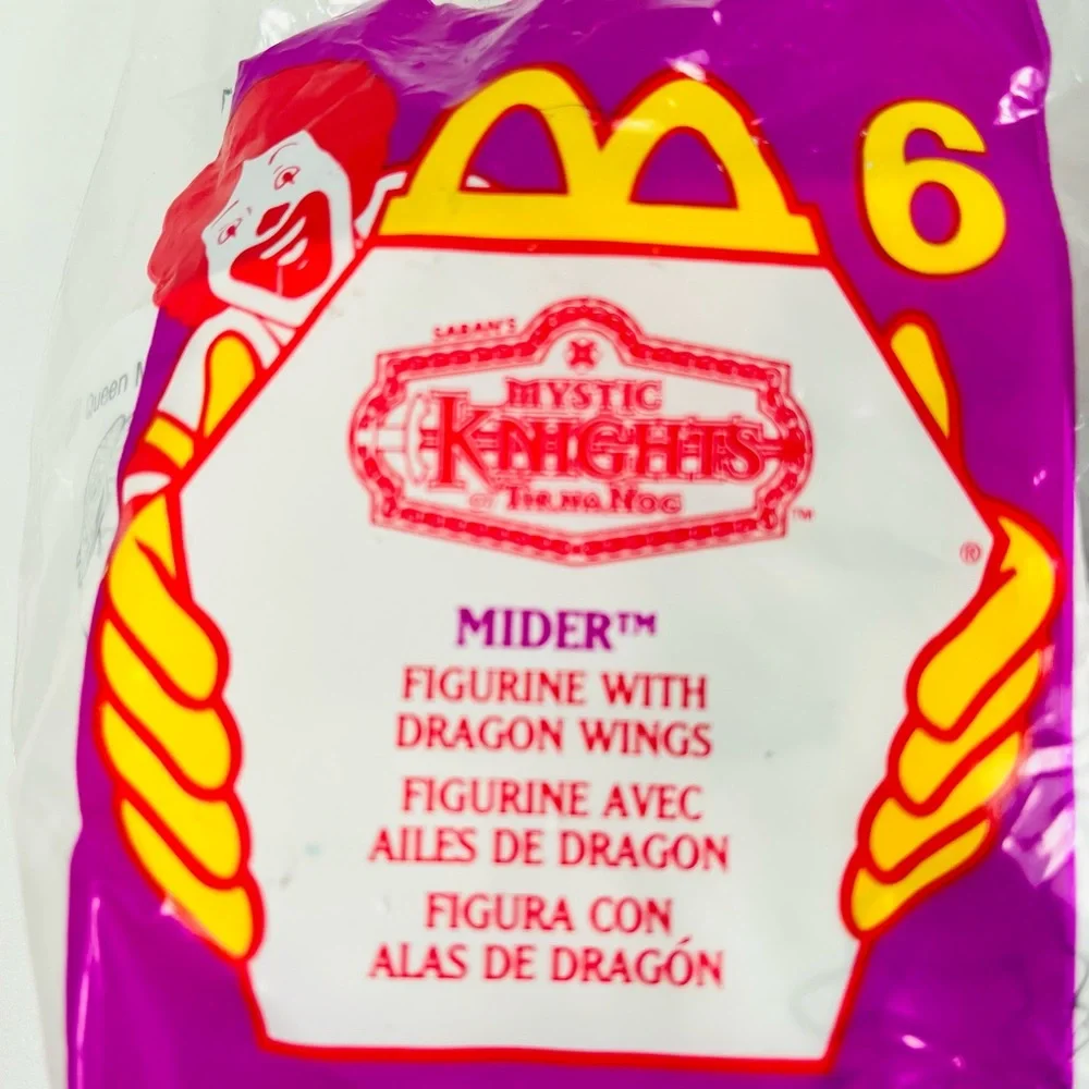 Mystic Knights of Tirnanog 1999 Mcdonalds Mider #6 And Queen Maeve #2 NIP